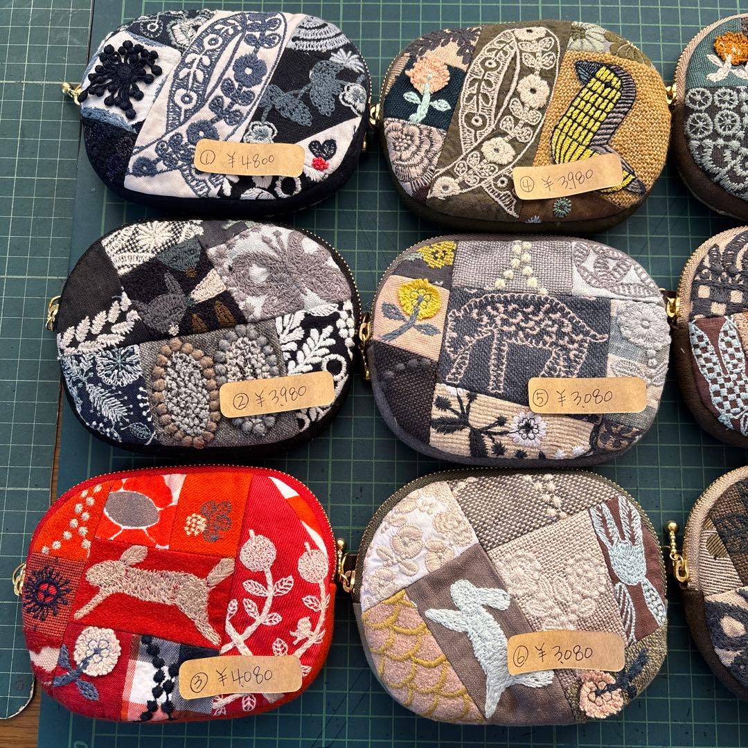 ☆確認用❗️ミナペルホネン ハンドメイド ミニポーチ12個