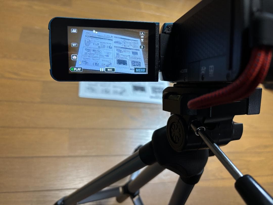 JVC ビデオカメラ GZ-RX670（ブルー）ポーチ・三脚付き