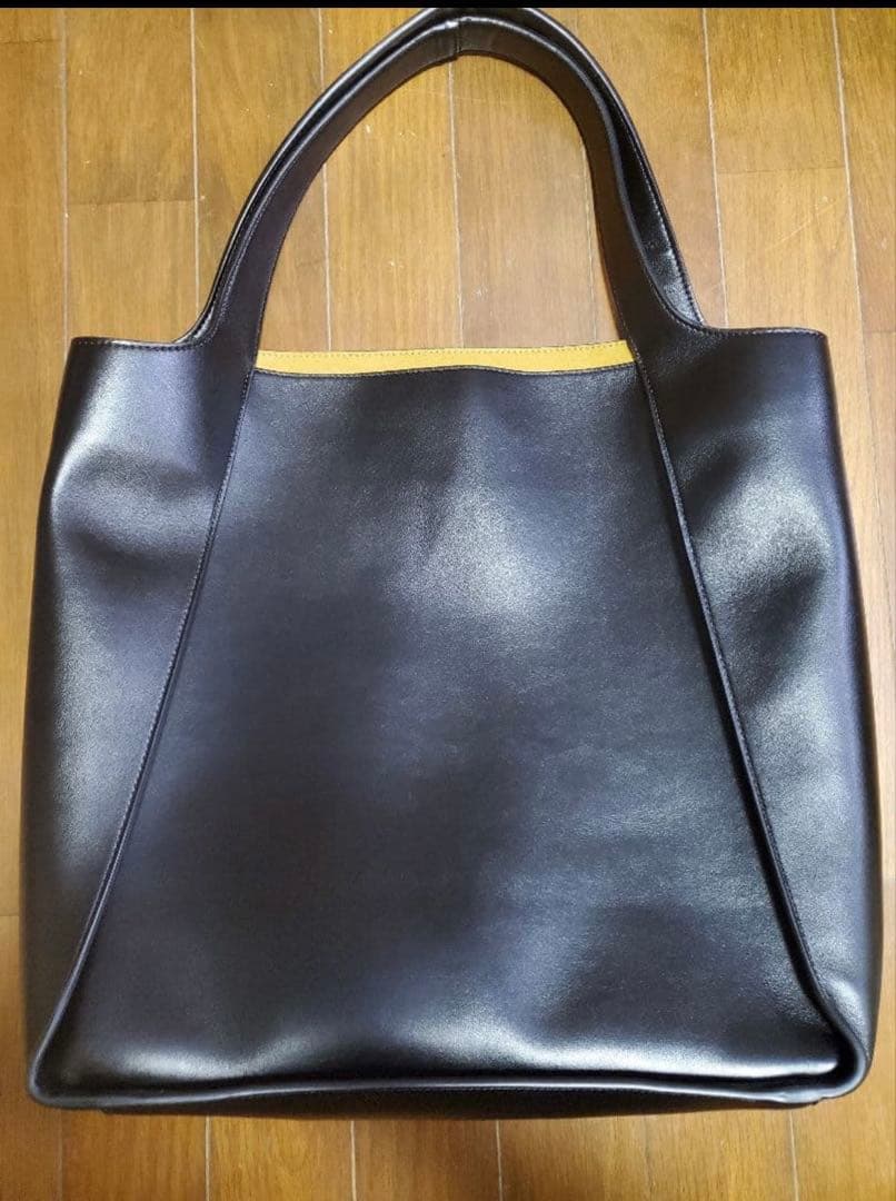 Stella McCartney スクエア ロゴトートバッグ ポーチ付 肩掛け