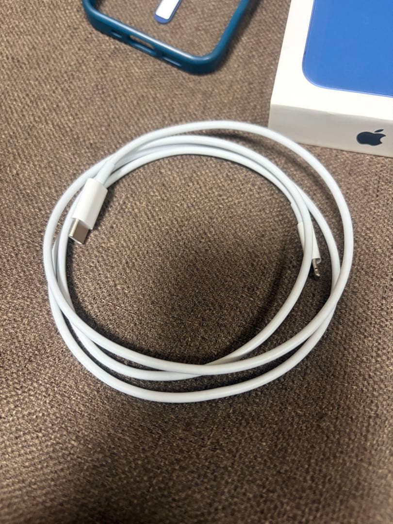 美品　iPhone13mini ブルー 128GB バッテリー92% おまけ付