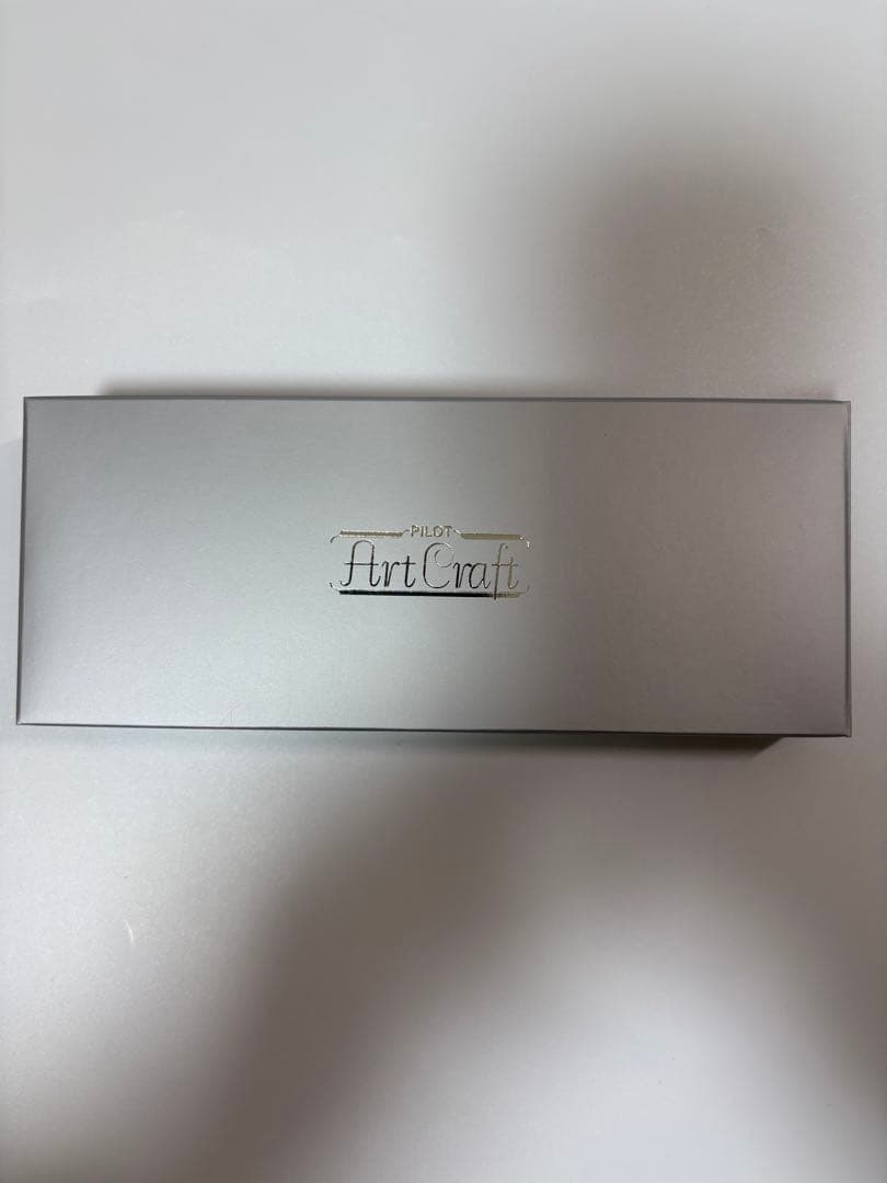 【未使用】PILOT 万年筆 シルバーン 格子 F 細字 FK-5MS-KO-F