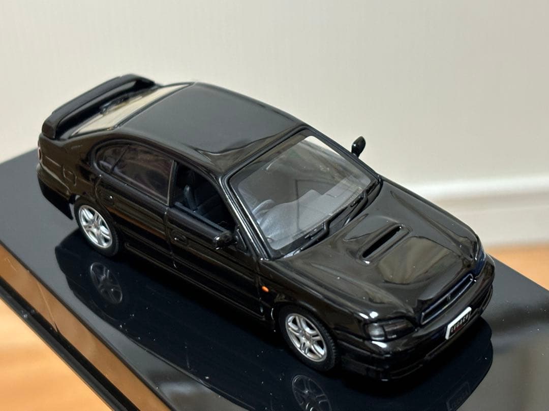 オートアート 1/43 レガシィB4 '99 ブラック ダイキャスト製 完成品