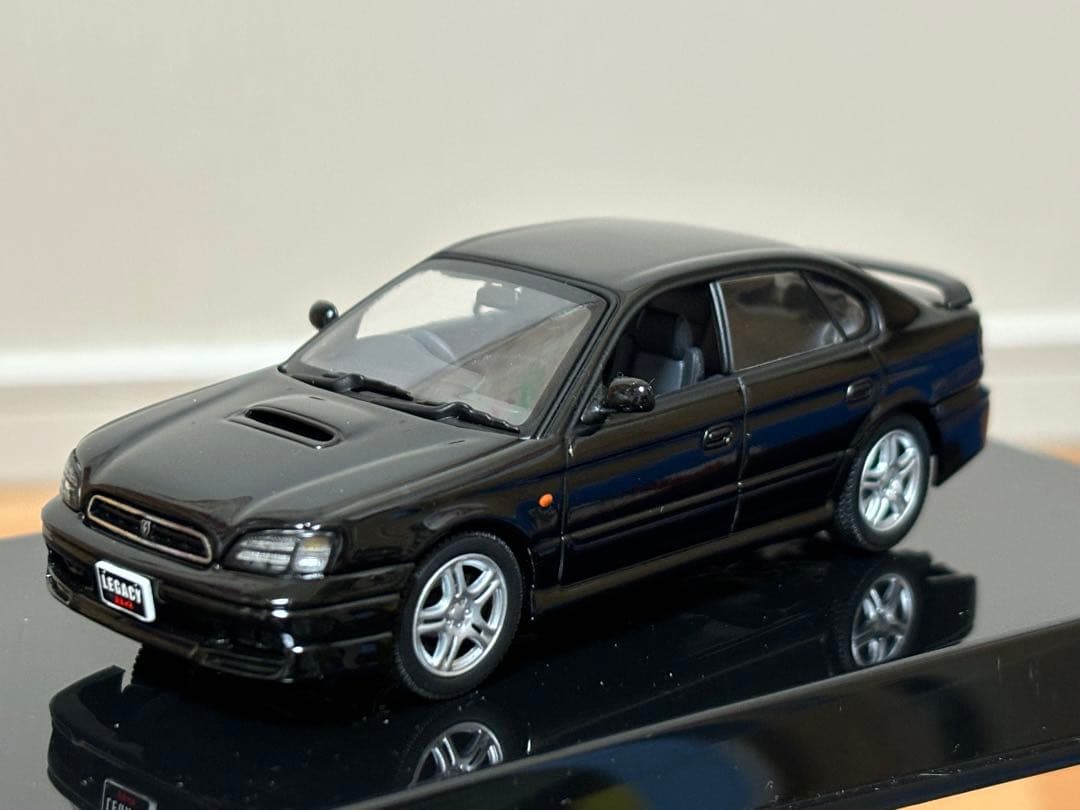 オートアート 1/43 レガシィB4 '99 ブラック ダイキャスト製 完成品