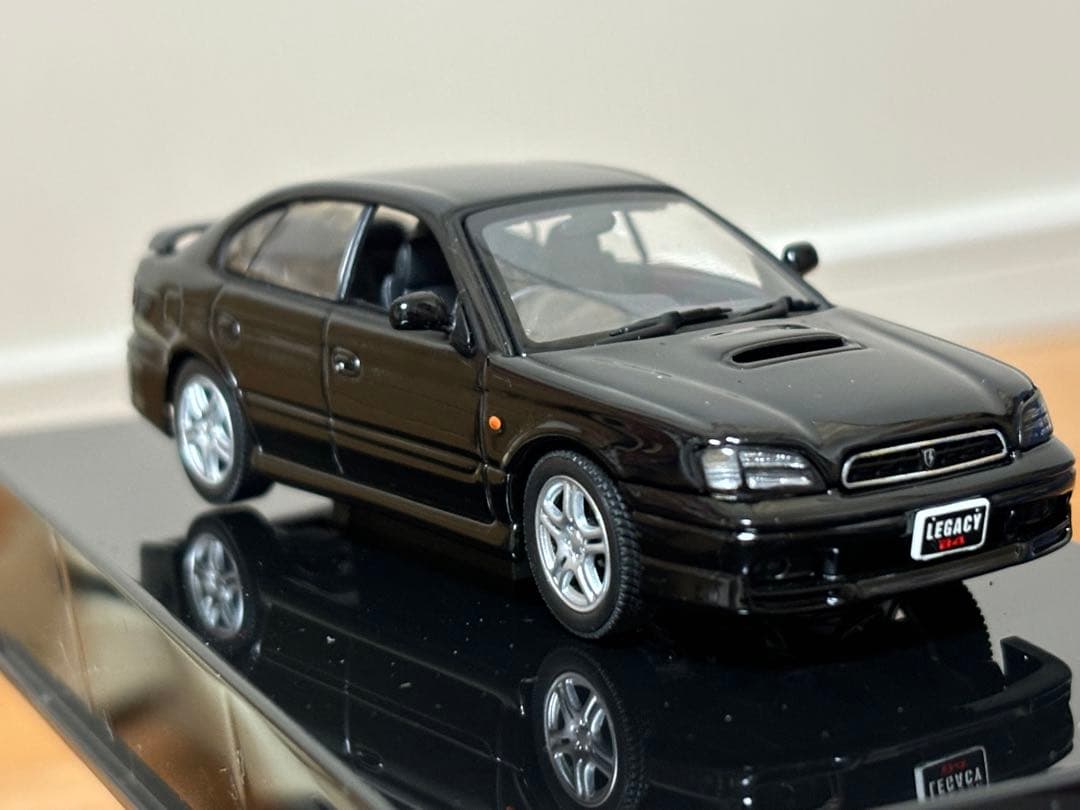 オートアート 1/43 レガシィB4 '99 ブラック ダイキャスト製 完成品