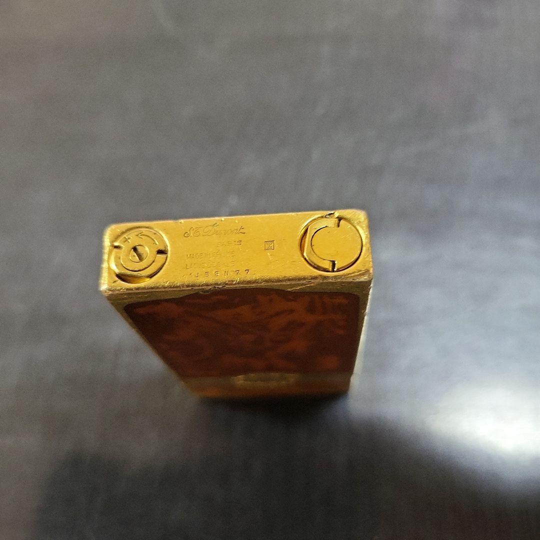 st.デュポン ライン2 マデューロ ダブルバーナー 着火確認済み 漆塗り×金