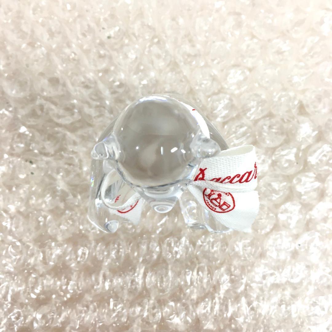 ○美品！ Baccarat バカラ フィギュリン くま クマ 熊 ベア 置物 箱