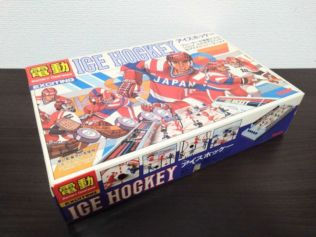 トミー　電動　アイスホッケー　【未使用/激レア】ボードゲーム　レトロ