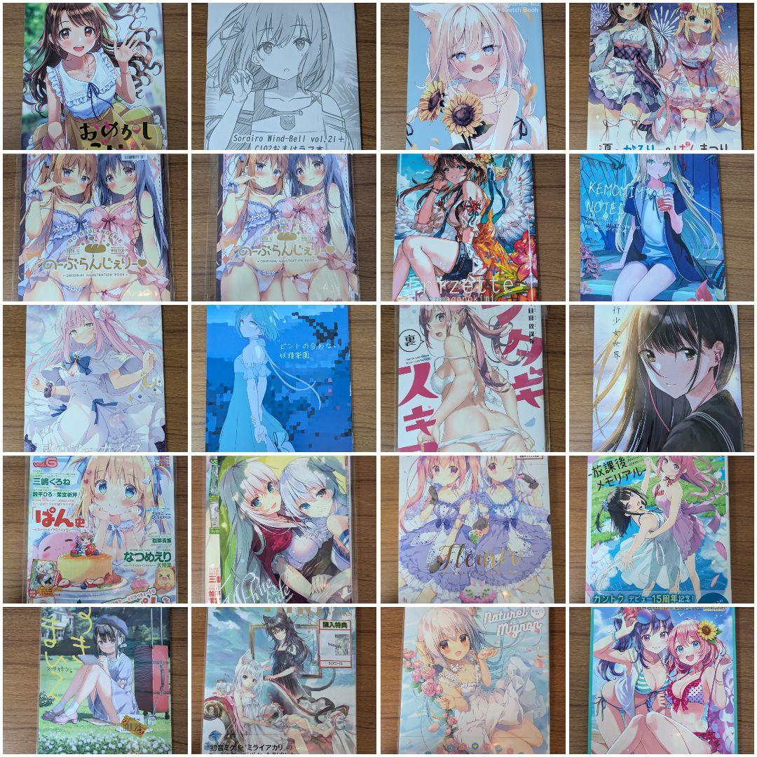 絵師 直筆サイン入り画集クリアファイル 画集 ポストカード タペストリーなど