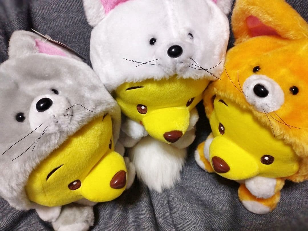 ディズニーベビー くまのプーさん キツネの着ぐるみぬいぐるみ 3個セット 非売品