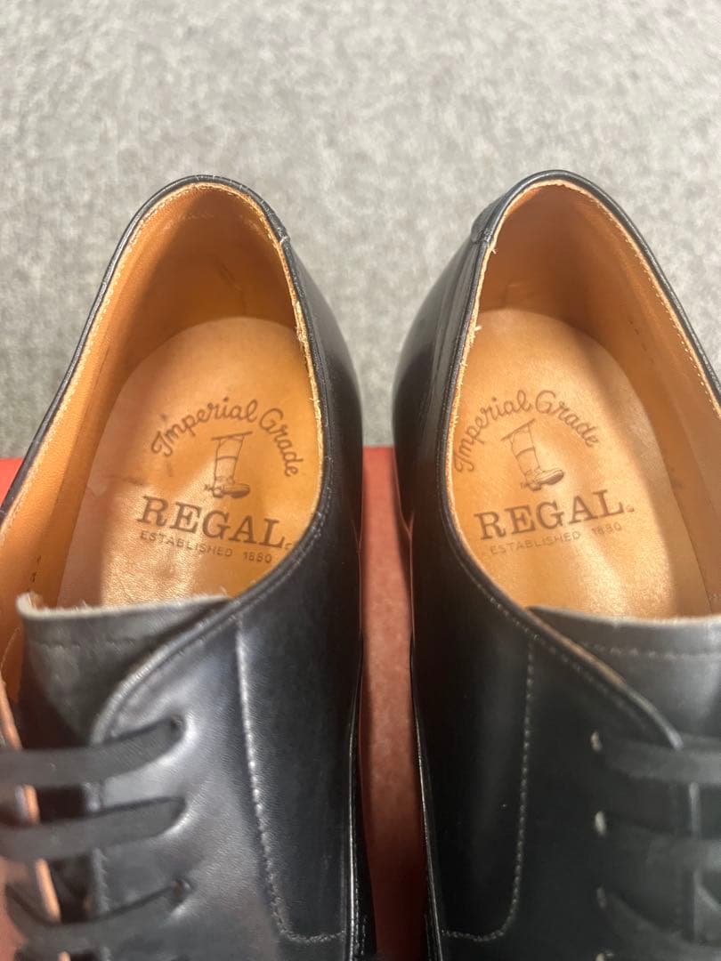 REGAL インペリアルグレード ストレートチップ ブラック