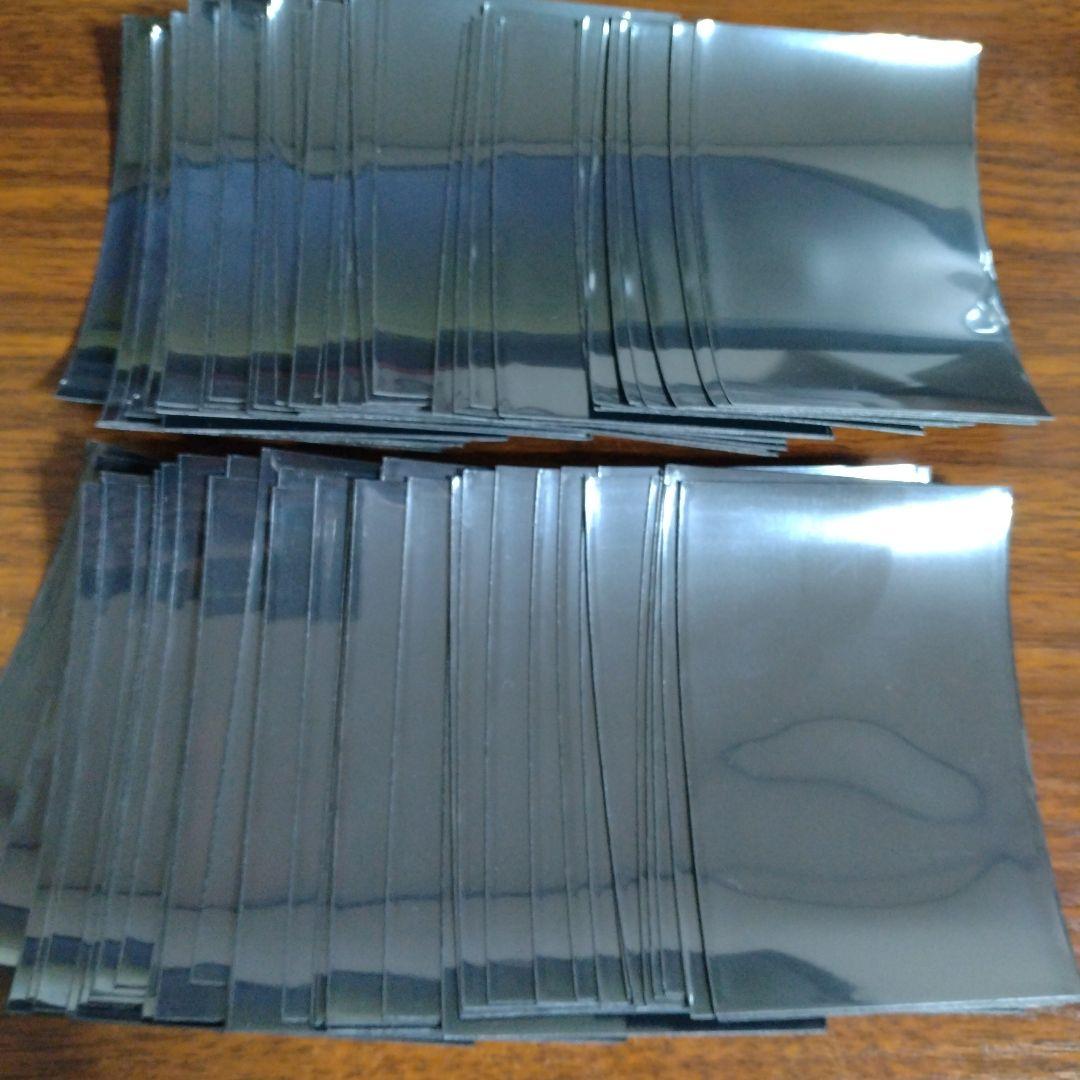 遊戯王 5D'sロゴ スリーブ 黒 98枚 中古品