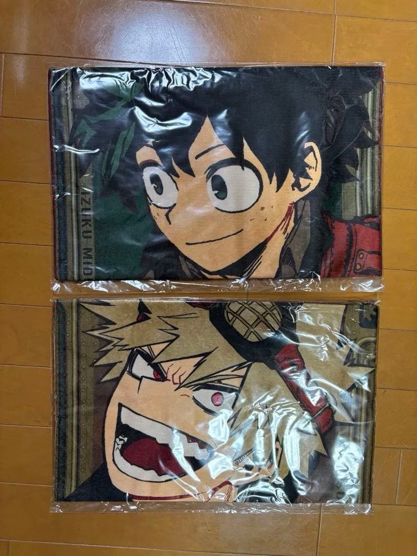 僕のヒーローアカデミア 大判 タオル 緑谷出久 デク 爆豪勝己 かっちゃん