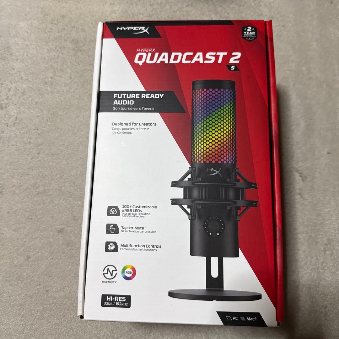 HYPERX QUADCAST 2 sコンデンサーマイク