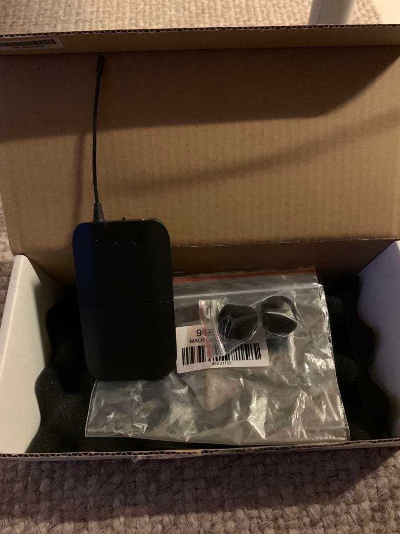 美品！shure blx1 jb ボディパック型送信機