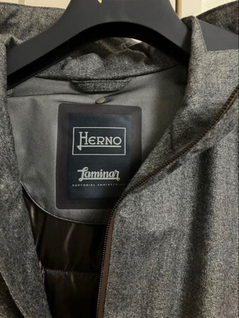 HERNO ヘルノ コート ダークグレー 48