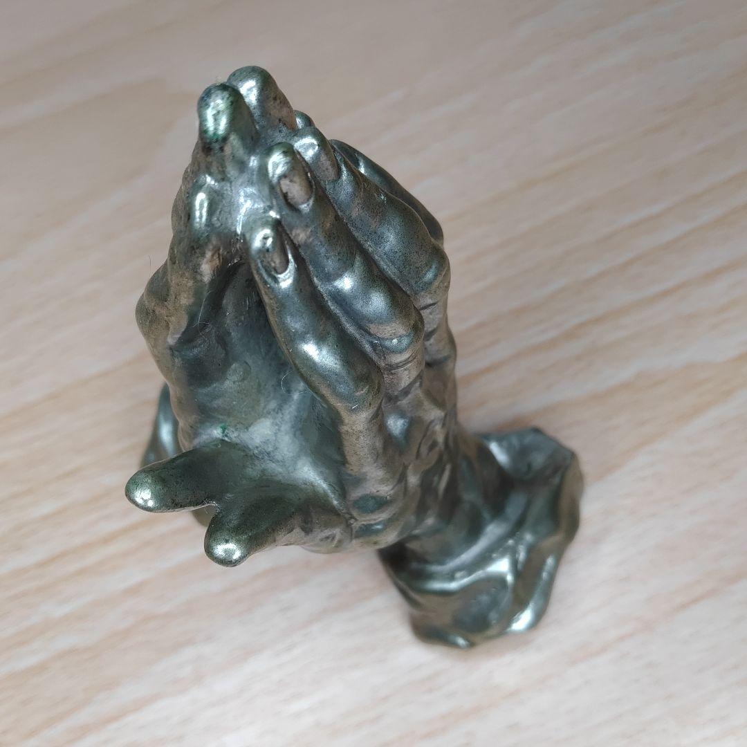 祈りの手 プレイハンド インテリア置物 アンティーク調