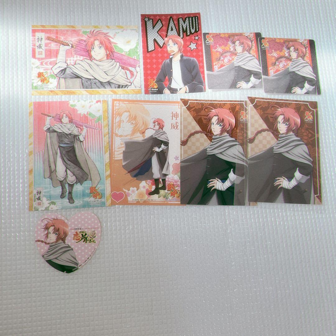 銀魂 神威 J-World ポストカード ブロマイド 花鳥風月