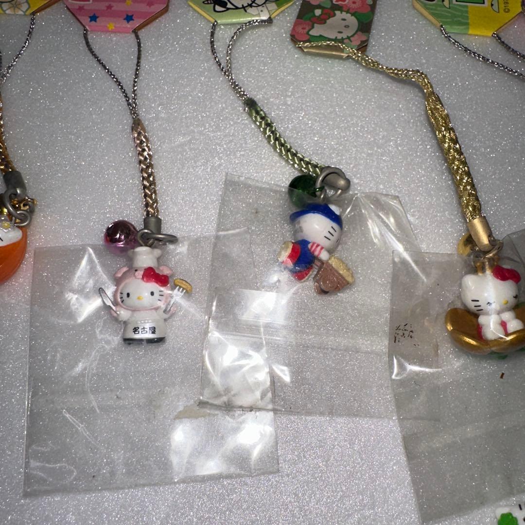 ハローキティ 根付け ご当地 ストラップ