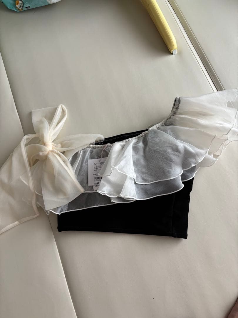 NICE CLAUP 肩リボンワンショルダー　水着