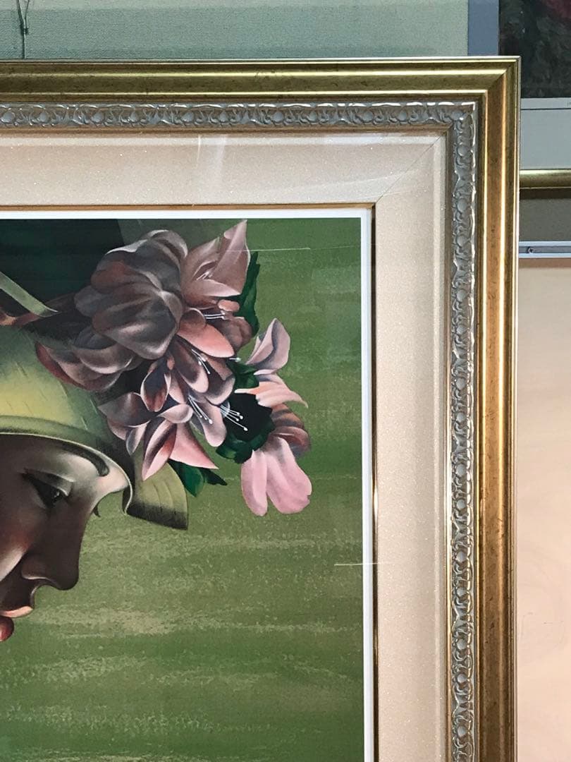 マーティロ・マヌキャン　「春」　シルクスクリーン　直筆サイン・エディション有り