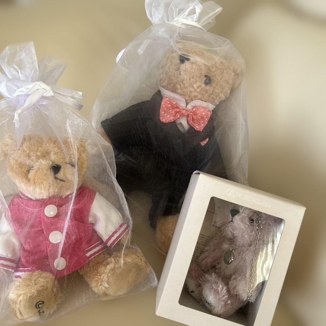 レクサス非売品テディベアセット（タキシード・ジャケット）3品