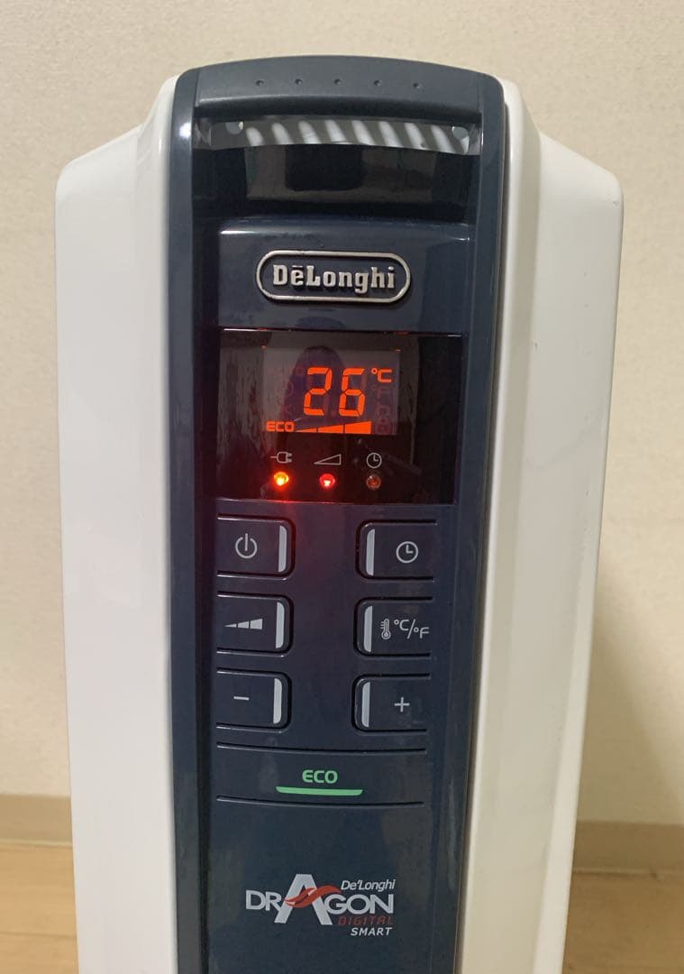 値下！デロンギ オイルヒーター ドラゴンデジタル スマート QSD0915-BL