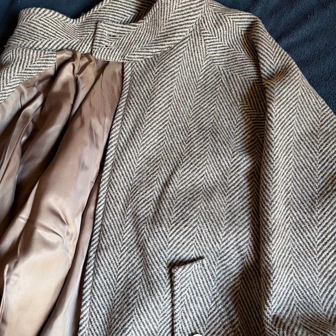 オーラリー LAMA SHETLAND WOOL ツイードブルゾン 3