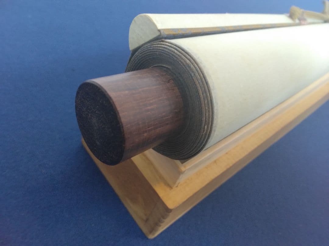 迦陵頻伽　仏画　絹本　掛軸【半鳥人】（阿弥陀経・共命鳥・極楽浄土）