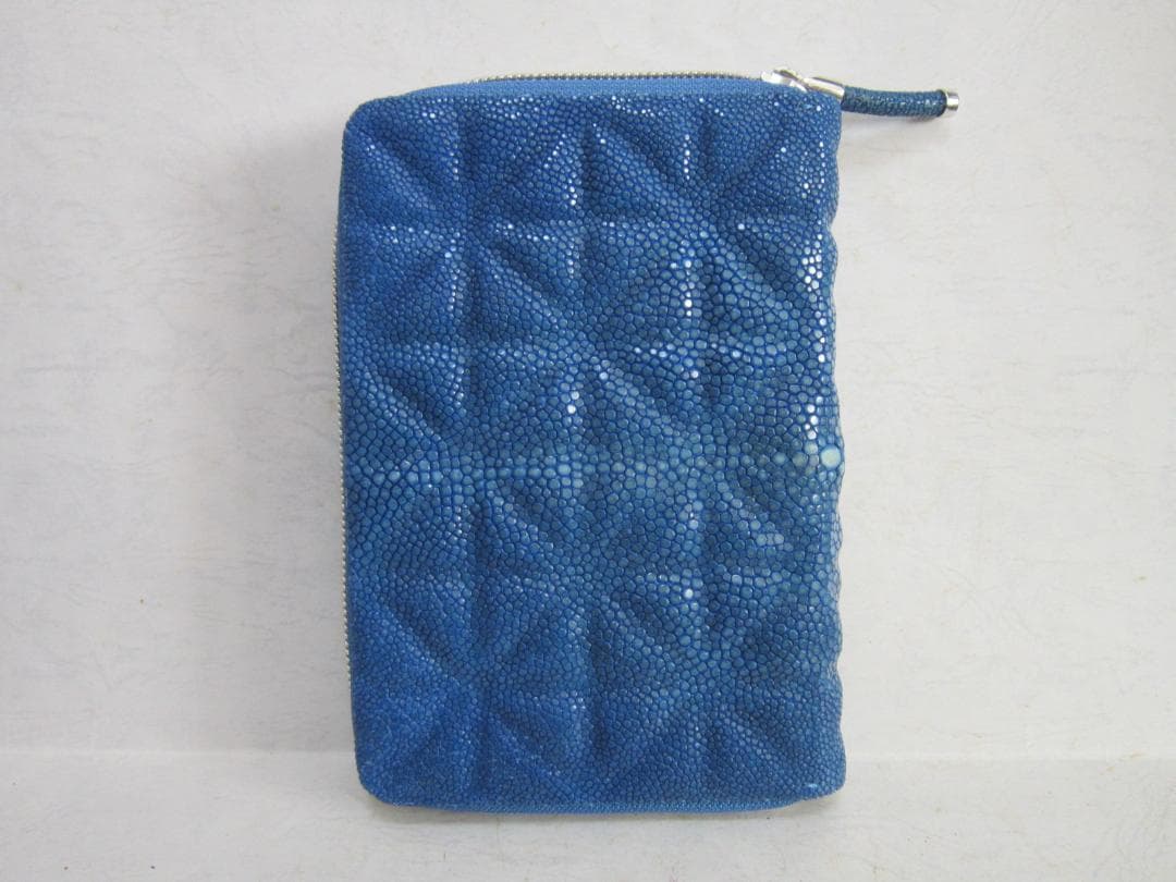 ペンケース　ガルーシャ　アシュフォード　趣味の文具箱　コラボ　５本差し　ブルー