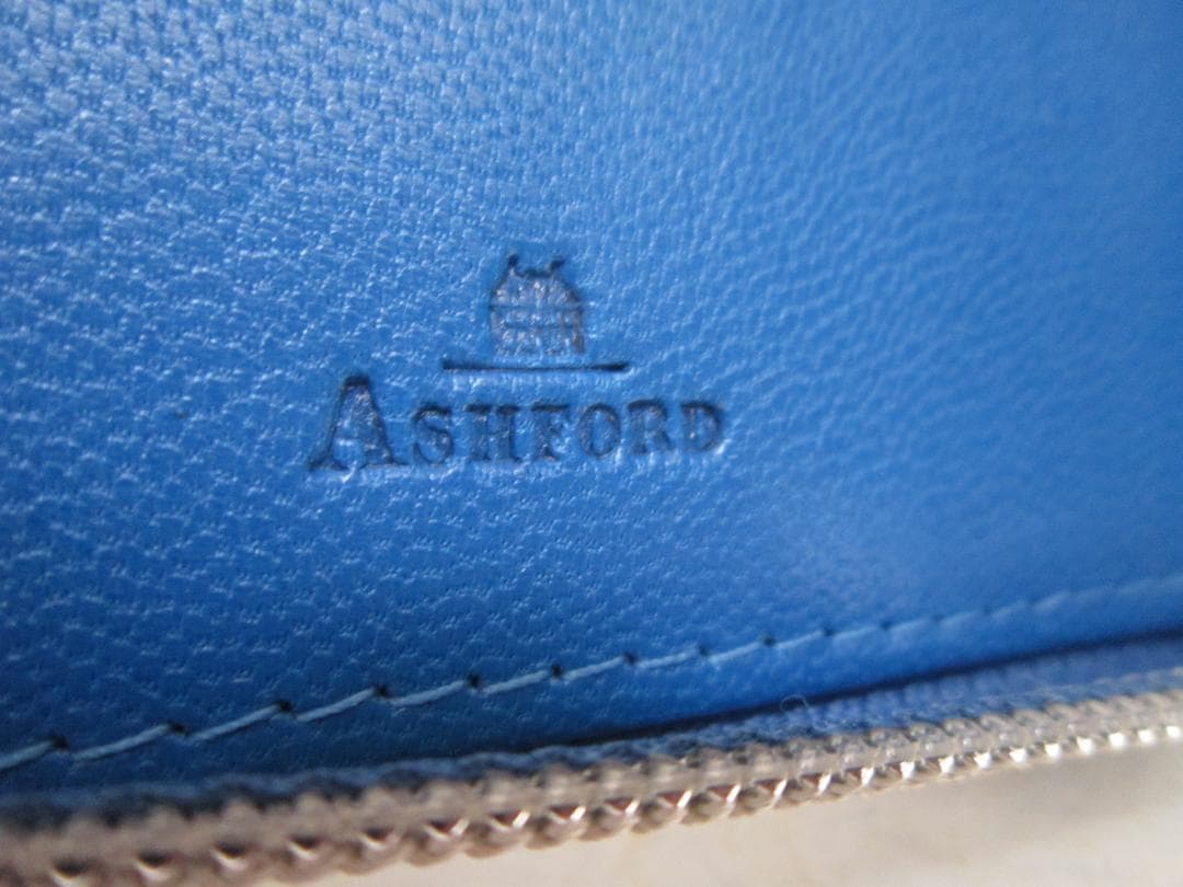 ペンケース　ガルーシャ　アシュフォード　趣味の文具箱　コラボ　５本差し　ブルー