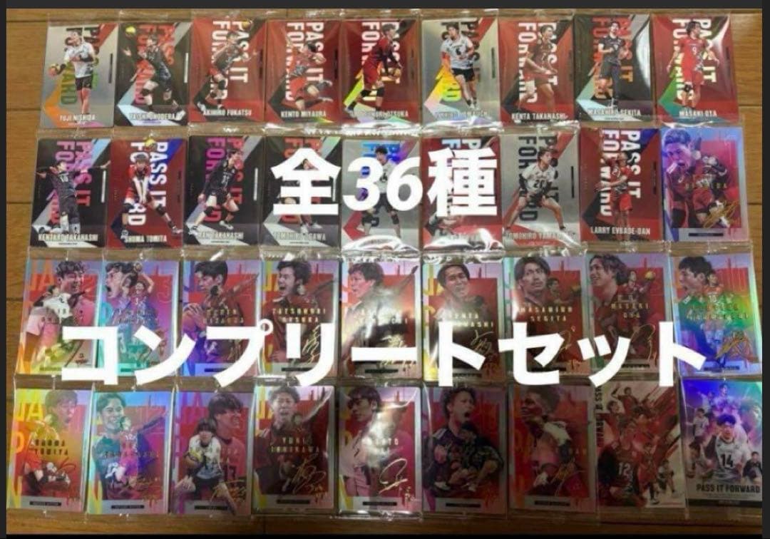 バレーボール男子日本代表　カード全36種