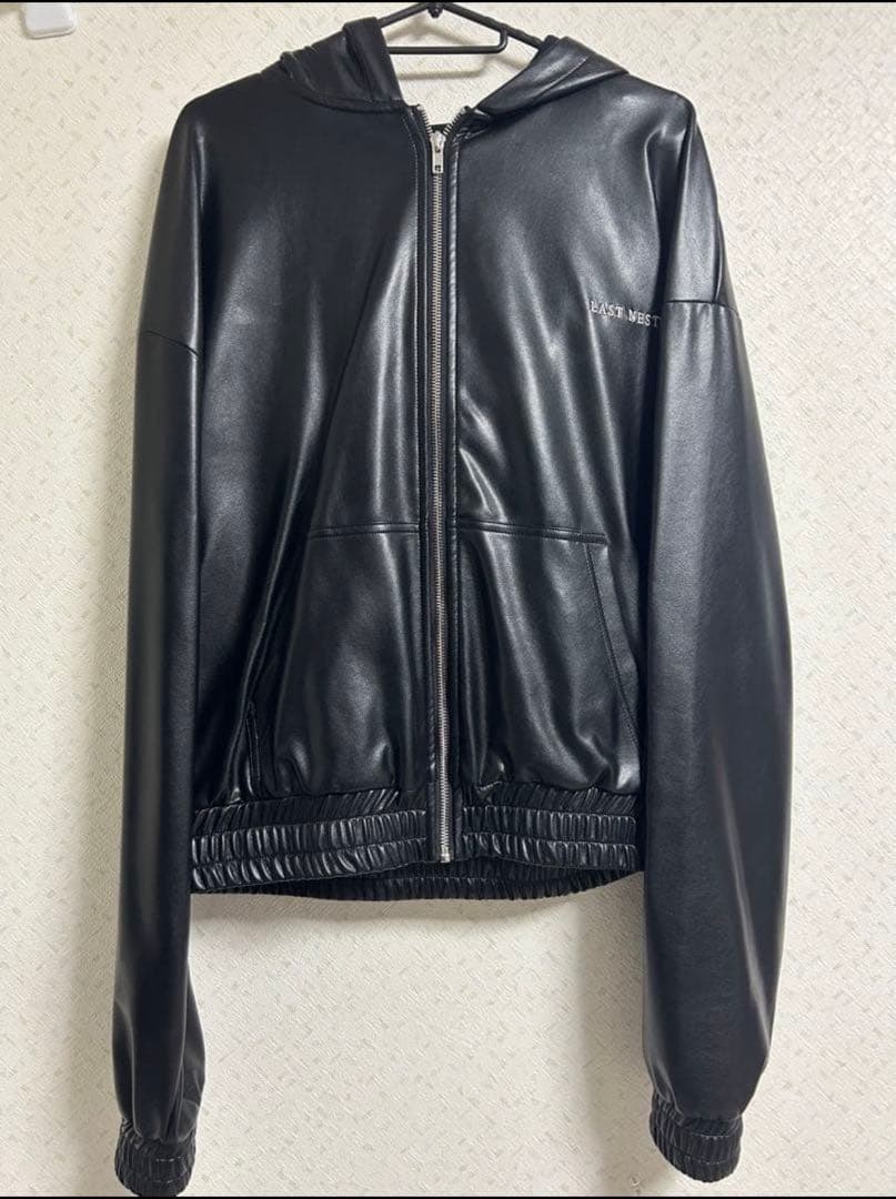 S*様 LAST NEST LEATHER ZIP HOODIE