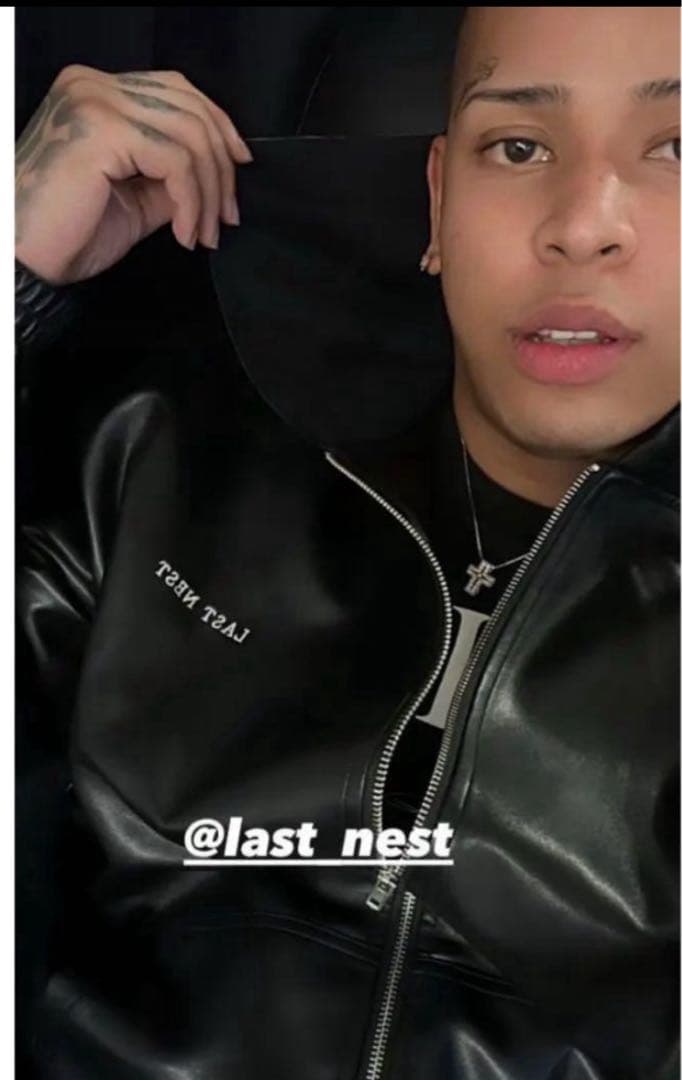 S*様 LAST NEST LEATHER ZIP HOODIE