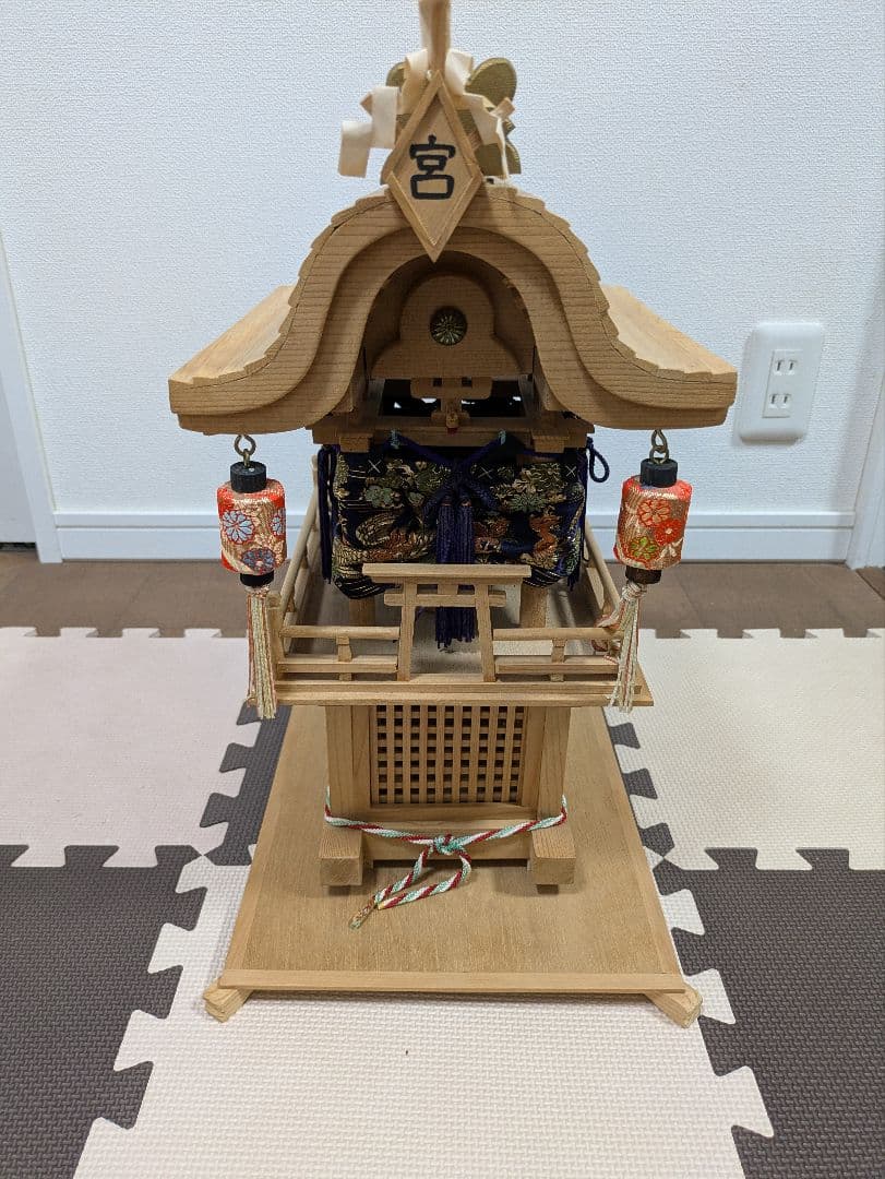 木製 ミニチュアだんじり