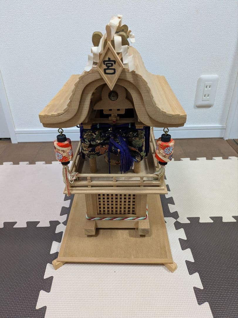 木製 ミニチュアだんじり