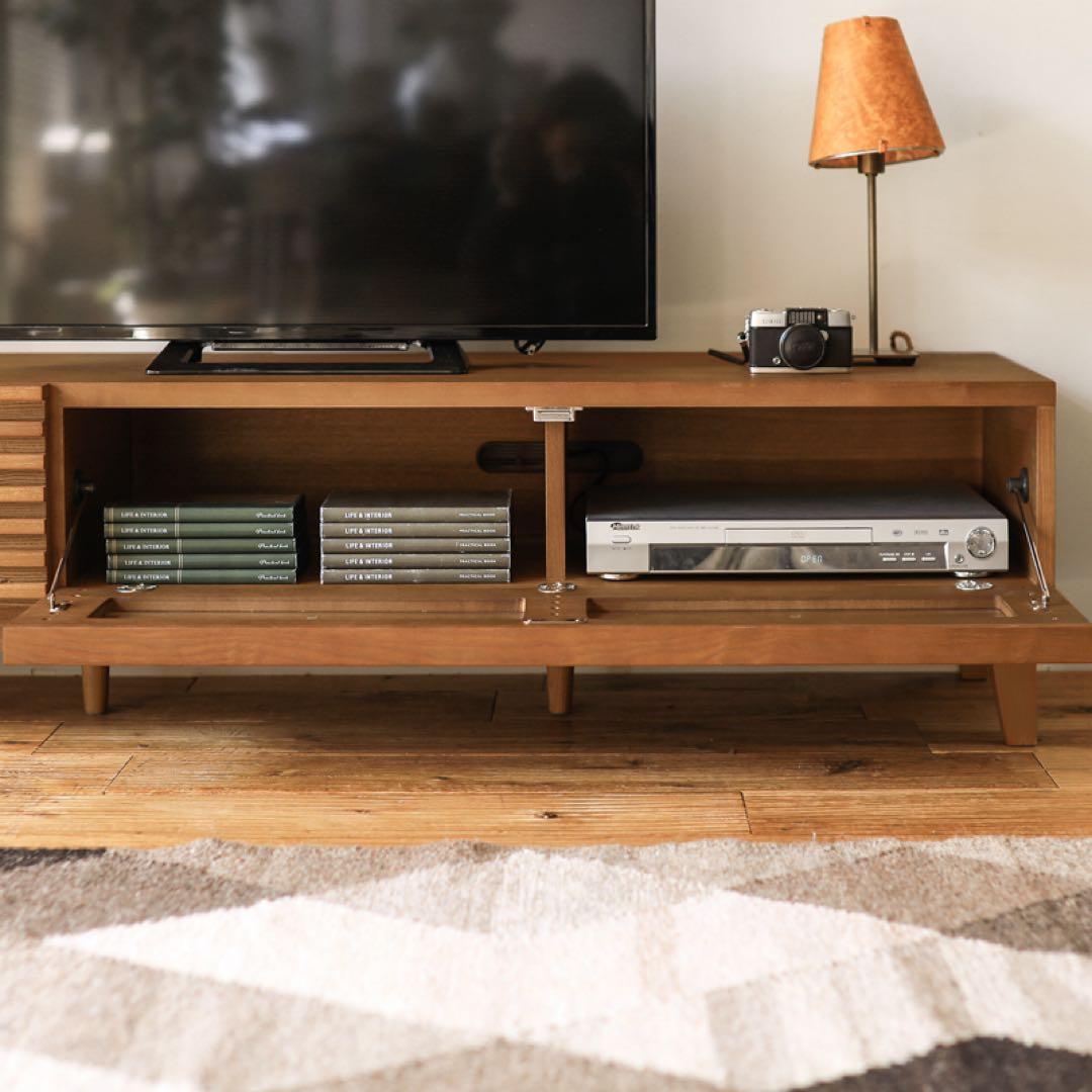 リセノテレビボード150センチ　ミドルブラウン