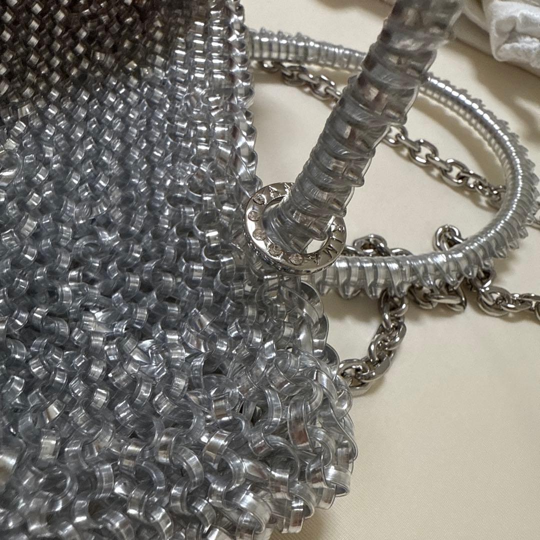 アンテプリマ　シルバーメタル パーティーバッグ