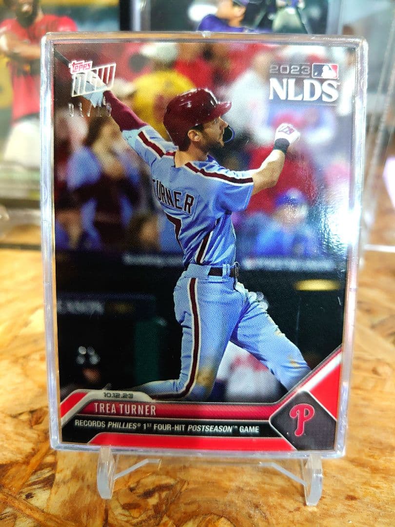 【レッドパラレル】トレイ・ターナー topps now ファーストナンバー HR