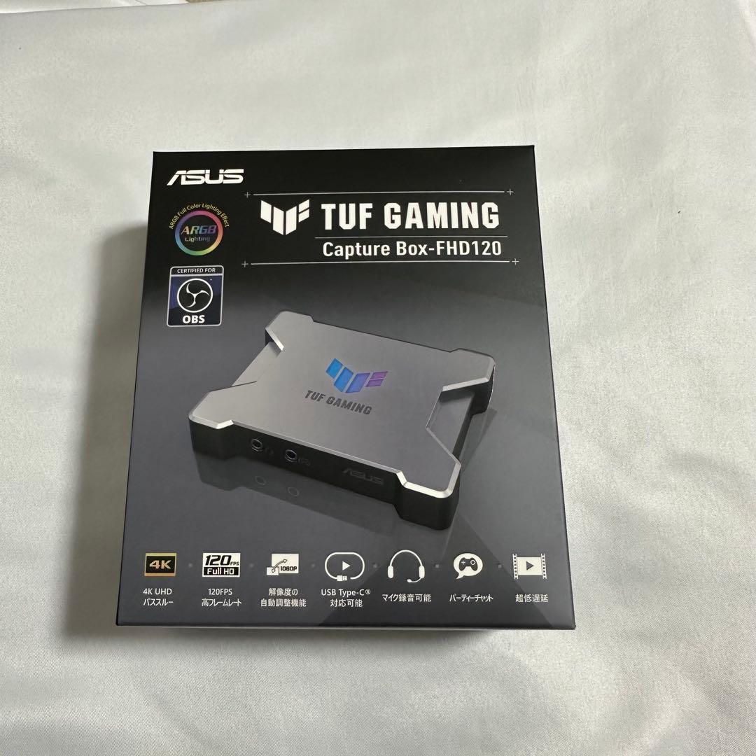 ビデオキャプチャー・キャプチャーボード ASUS TUF GAMING Capture Box-FHD120
