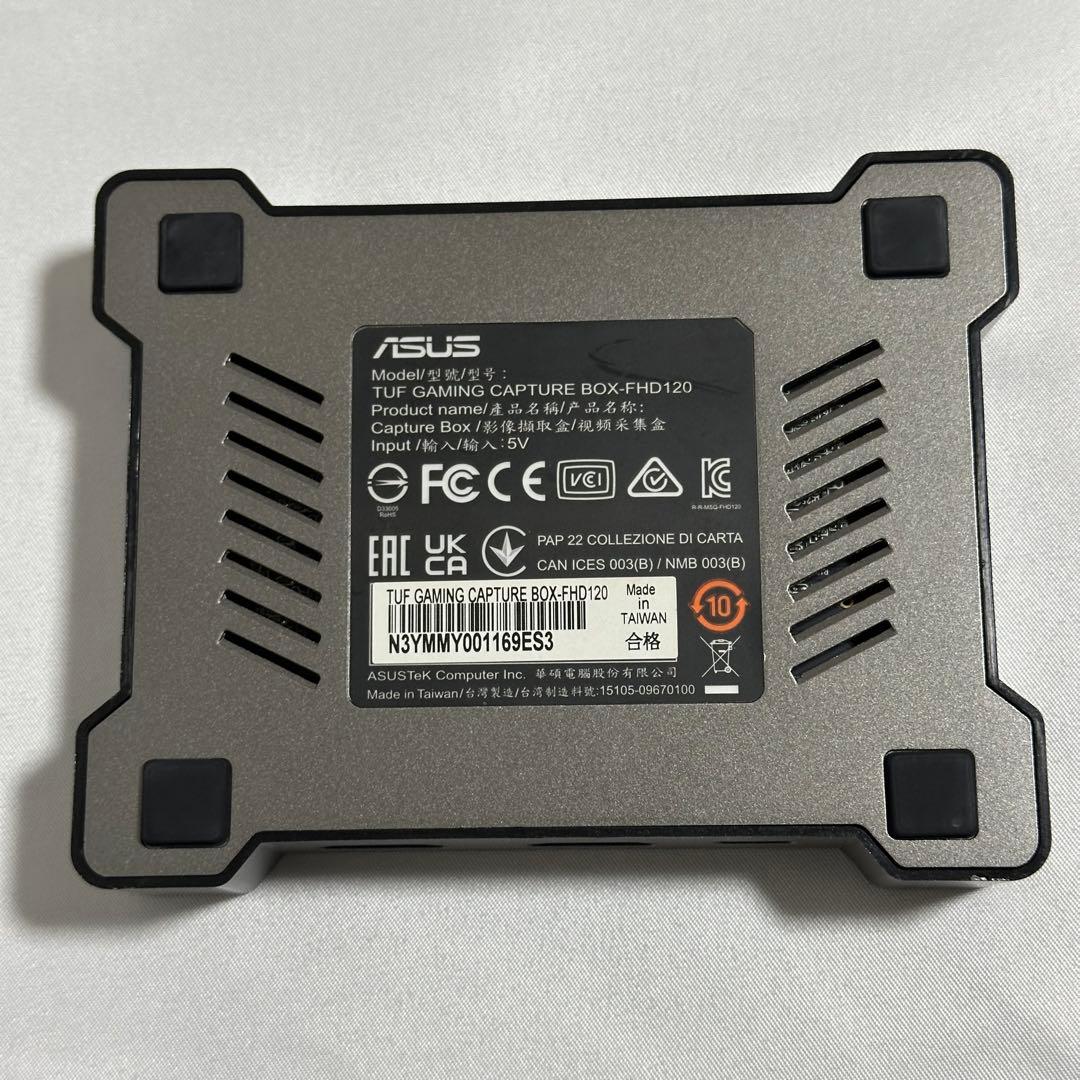 ビデオキャプチャー・キャプチャーボード ASUS TUF GAMING Capture Box-FHD120