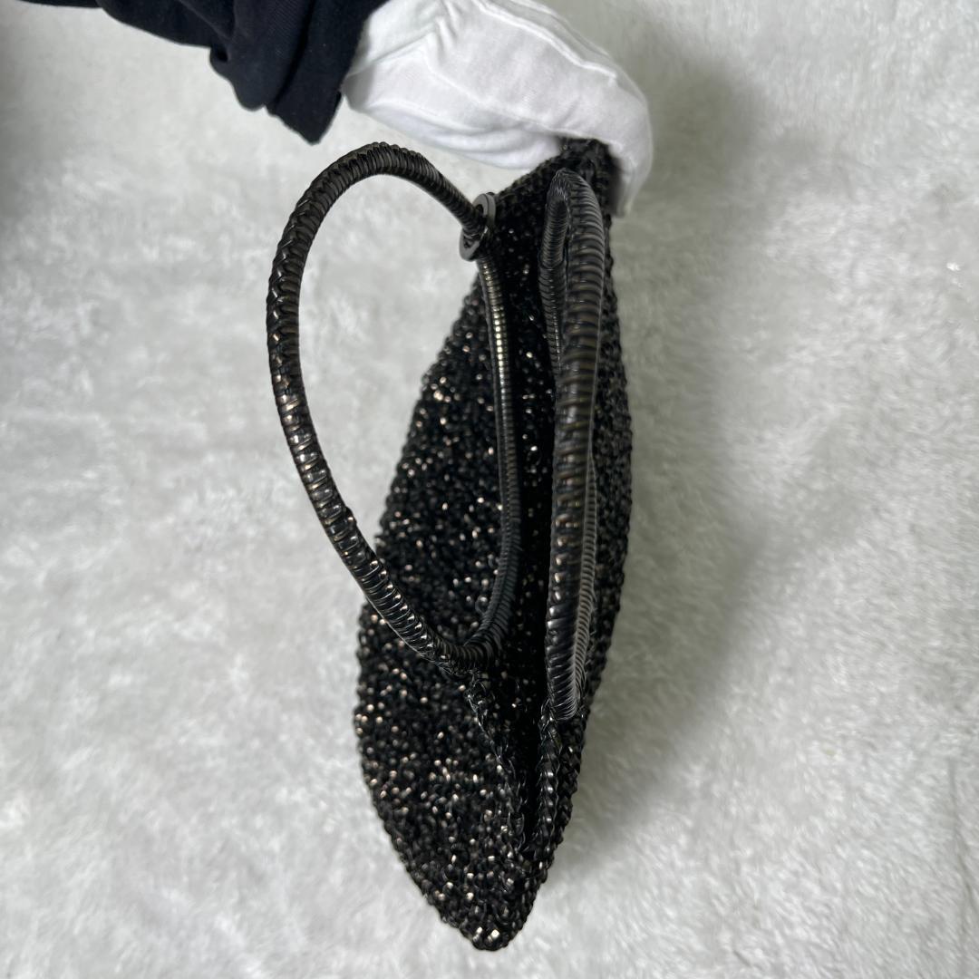 《希少》アンテプリマ ワイヤーバッグ メタリックブラック