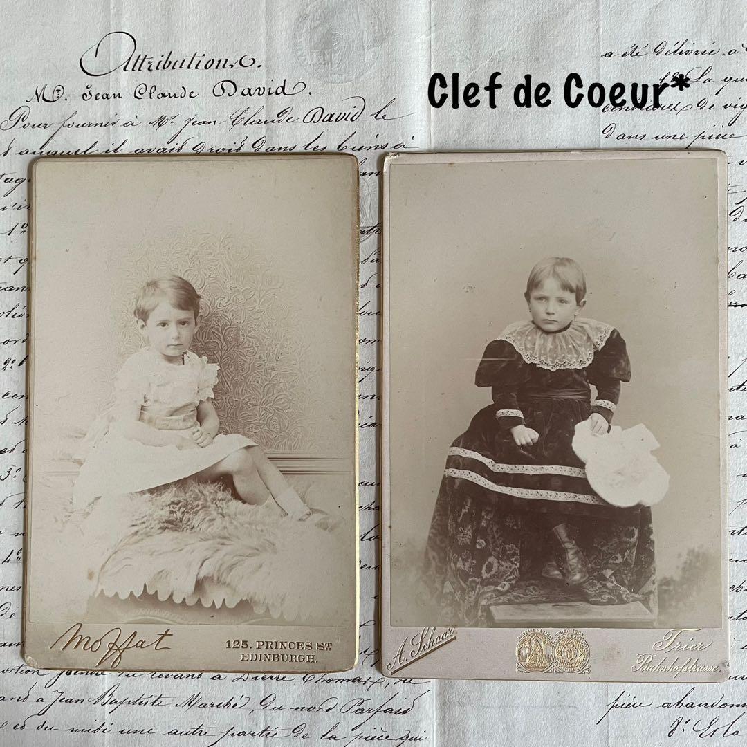 0425i アンティーク カルトキャビネ キャビネットフォト イギリス ドイツ