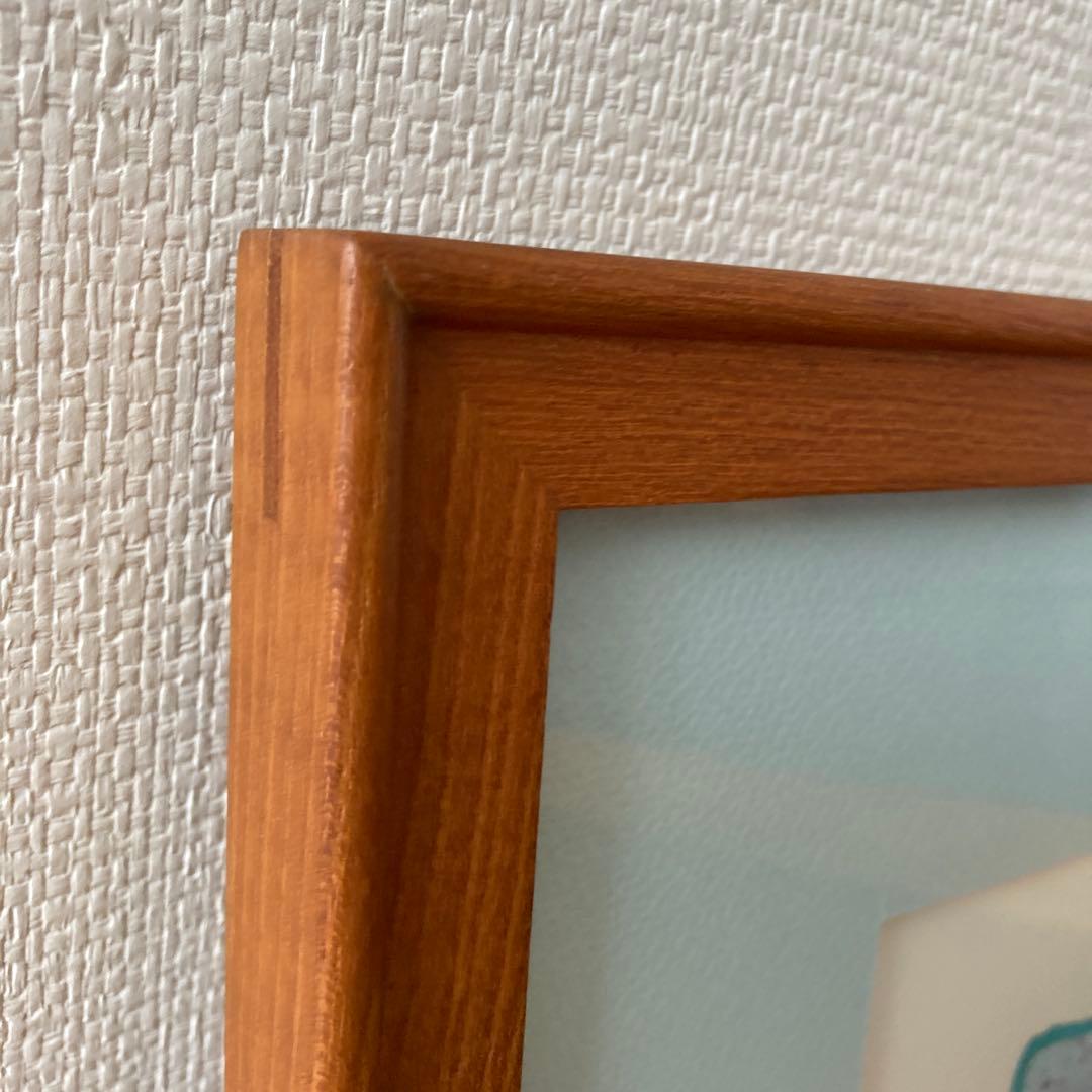 ジョアンフック植物と鳥のアート【額込】