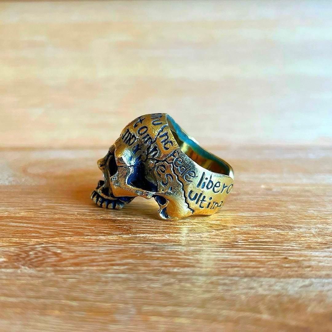 呪具屋 ジュグヤ メメントモリ スカル リング 約17号位