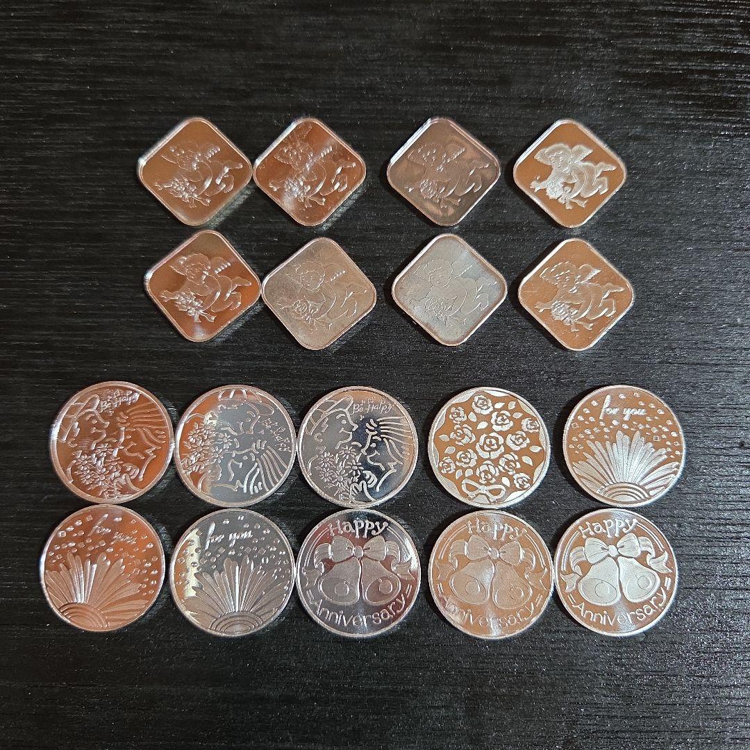 造幣局　純銀製　年銘板　まとめ売り18枚