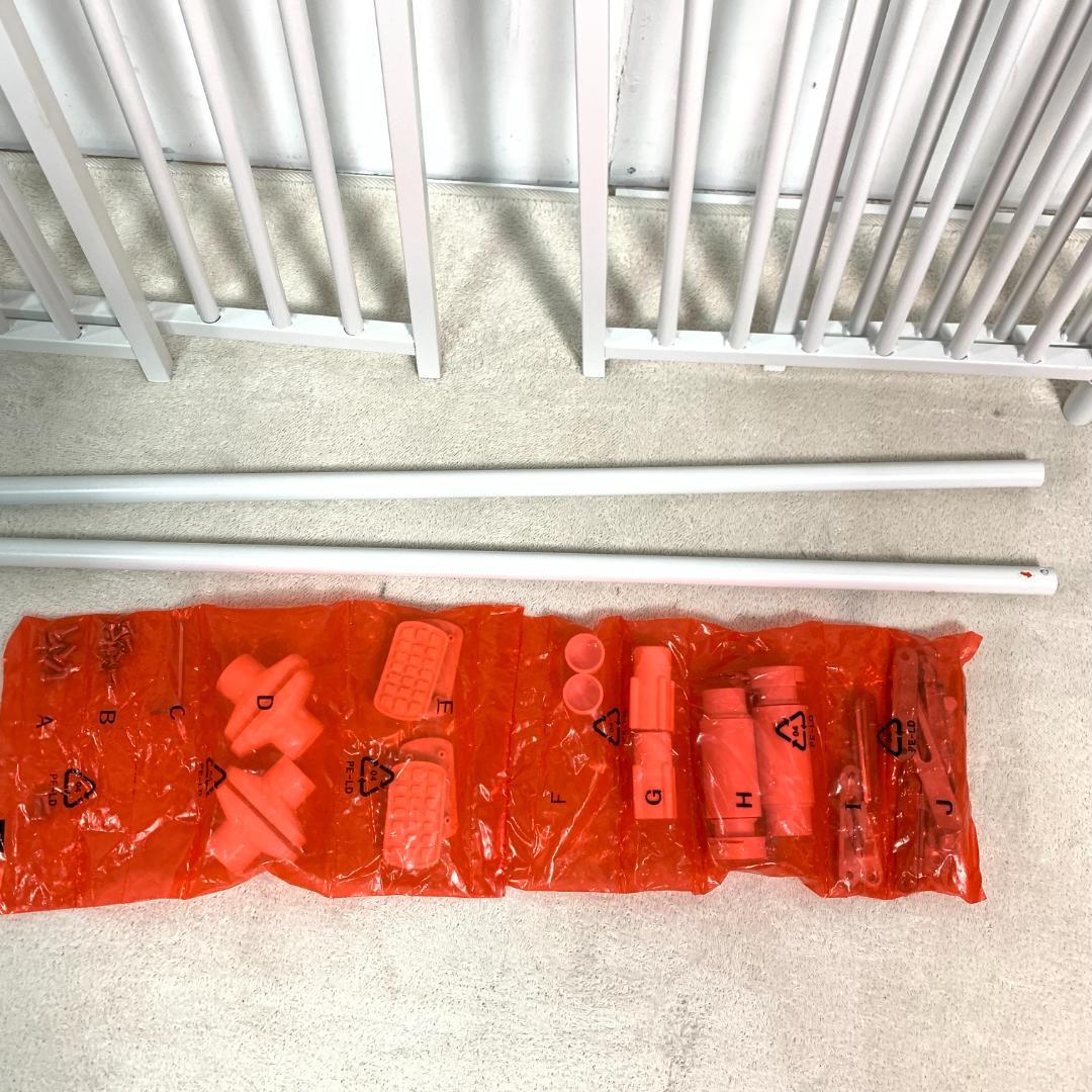 訳あり新品猫 脱走防止 ぺットゲート ペットケージ 867-160