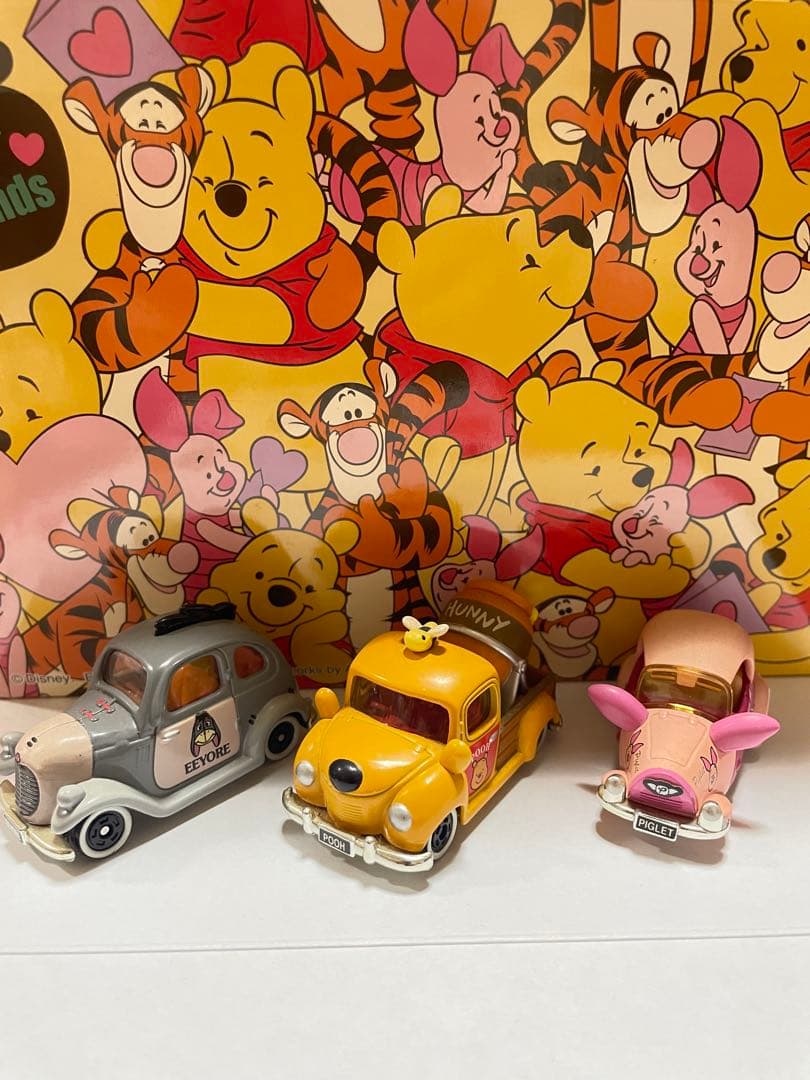 ミニーマウス他　ミニカー5台セット