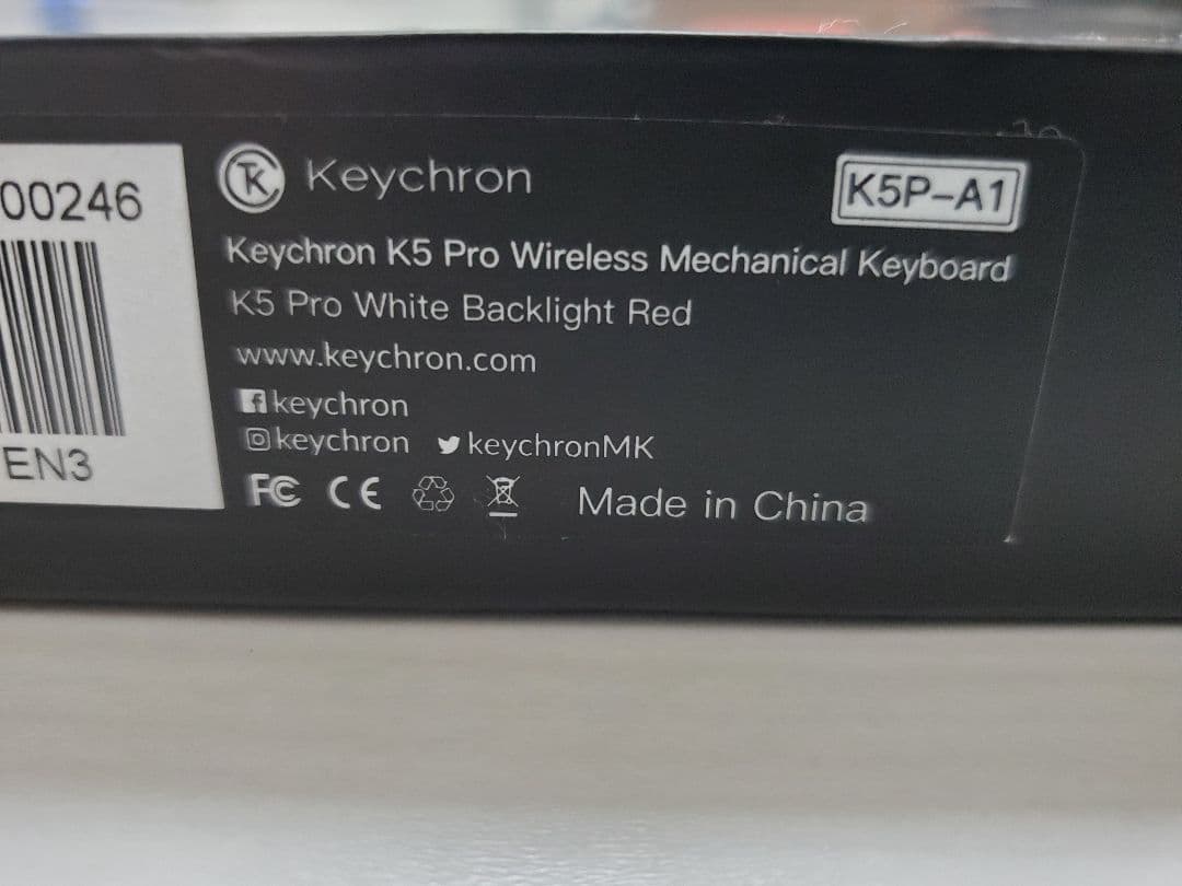 Keychron K5 Pro キーボード 【赤軸】