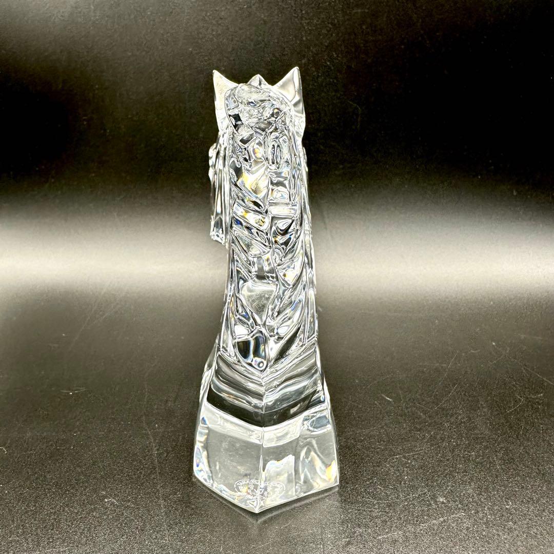 Baccarat バカラ 干支フィギュリン 馬 ホースヘッド オブジェ 愛馬