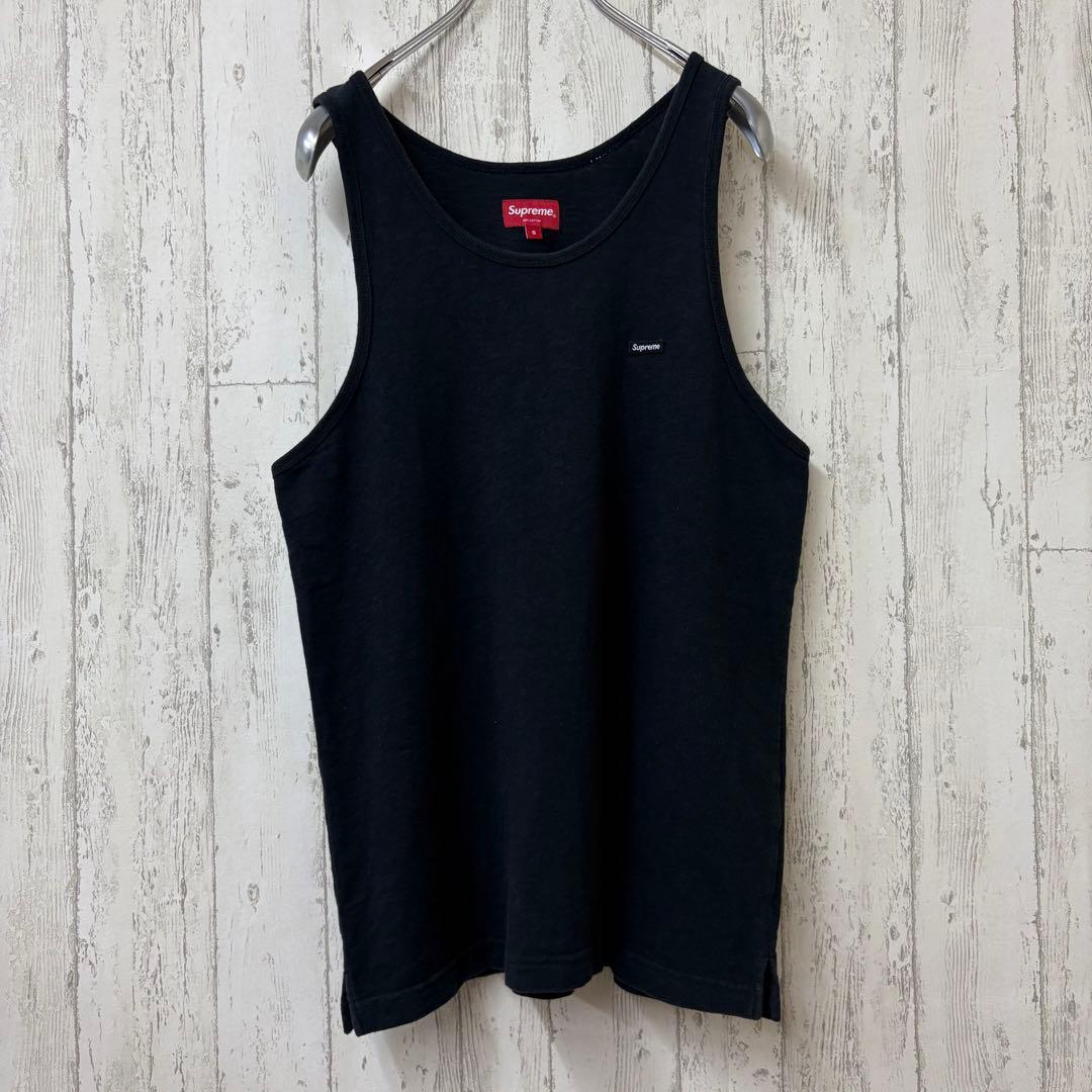 【激レア】SUPREME シュプリーム　タンクトップ　ボックスロゴ　黒　ゆるだぼ